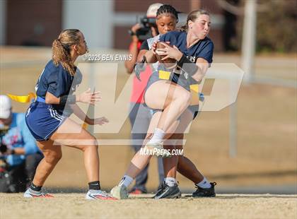 Thumbnail 3 in St. Anne-Pacelli vs. Mount de Sales Academy (GIAA Flag Football Championship) photogallery.