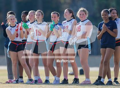 Thumbnail 1 in St. Anne-Pacelli vs. Mount de Sales Academy (GIAA Flag Football Championship) photogallery.