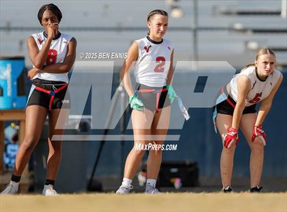 Thumbnail 1 in St. Anne-Pacelli vs. Mount de Sales Academy (GIAA Flag Football Championship) photogallery.