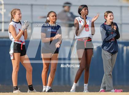 Thumbnail 1 in St. Anne-Pacelli vs. Mount de Sales Academy (GIAA Flag Football Championship) photogallery.