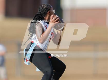 Thumbnail 1 in St. Anne-Pacelli vs. Mount de Sales Academy (GIAA Flag Football Championship) photogallery.