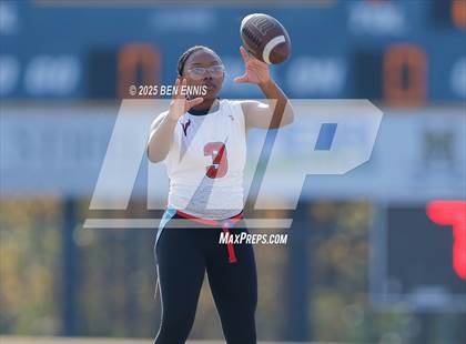 Thumbnail 3 in St. Anne-Pacelli vs. Mount de Sales Academy (GIAA Flag Football Championship) photogallery.