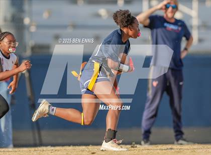 Thumbnail 2 in St. Anne-Pacelli vs. Mount de Sales Academy (GIAA Flag Football Championship) photogallery.