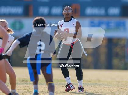 Thumbnail 1 in St. Anne-Pacelli vs. Mount de Sales Academy (GIAA Flag Football Championship) photogallery.