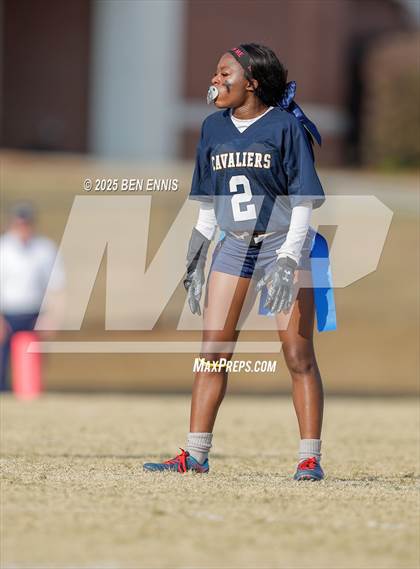 Thumbnail 3 in St. Anne-Pacelli vs. Mount de Sales Academy (GIAA Flag Football Championship) photogallery.