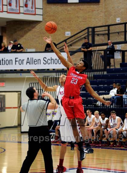 Thumbnail 2 in Creekview vs Allen (In N Out Burger Tournament) photogallery.