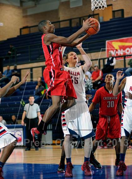 Thumbnail 1 in Creekview vs Allen (In N Out Burger Tournament) photogallery.