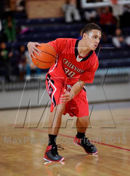 Thumbnail 2 in Creekview vs Allen (In N Out Burger Tournament) photogallery.