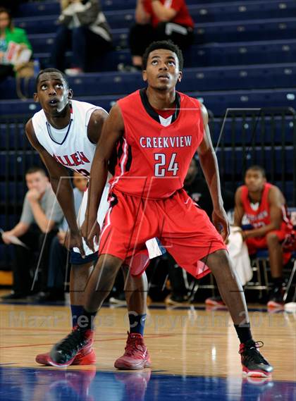 Thumbnail 2 in Creekview vs Allen (In N Out Burger Tournament) photogallery.