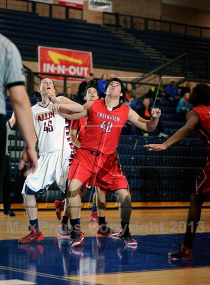 Thumbnail 1 in Creekview vs Allen (In N Out Burger Tournament) photogallery.