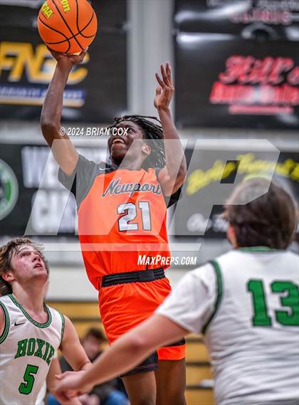Thumbnail 3 in Hoxie vs Newport (3A-2 District Tournament) photogallery.