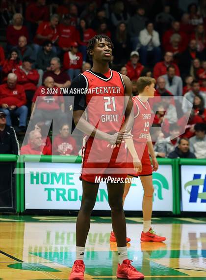 Thumbnail 3 in Center Grove vs Ben Davis (IHSAA 4A Semi State) photogallery.