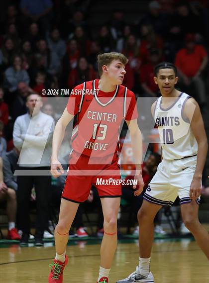 Thumbnail 2 in Center Grove vs Ben Davis (IHSAA 4A Semi State) photogallery.