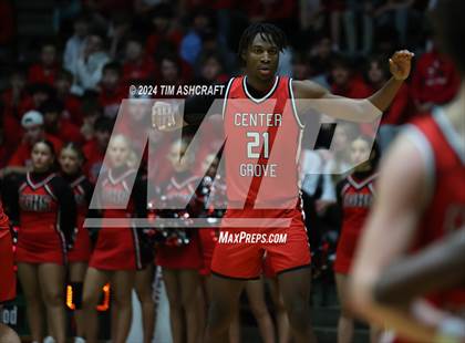 Thumbnail 3 in Center Grove vs Ben Davis (IHSAA 4A Semi State) photogallery.