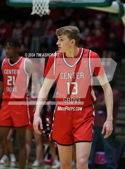 Thumbnail 3 in Center Grove vs Ben Davis (IHSAA 4A Semi State) photogallery.