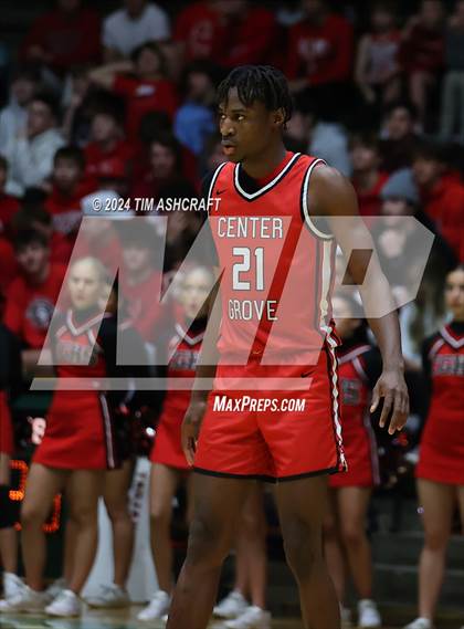 Thumbnail 2 in Center Grove vs Ben Davis (IHSAA 4A Semi State) photogallery.