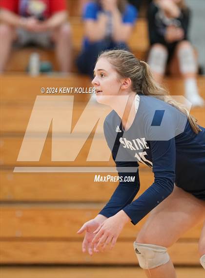Thumbnail 3 in Midland vs. Shrine Catholic (Our Lady Of The Lakes Invite) photogallery.