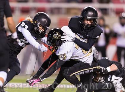 Thumbnail 2 in Desert Hills vs. Pine View (UHSAA 3AA Final) photogallery.