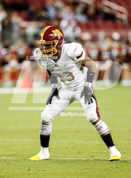 Thumbnail 1 in Menlo-Atherton v Serra (Levi's Stadium High School Series) photogallery.