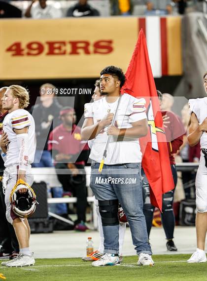 Thumbnail 1 in Menlo-Atherton v Serra (Levi's Stadium High School Series) photogallery.