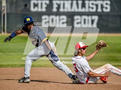 Thumbnail 2 in Notre Dame (SO) @ Corona (CIF SS DIV 1 Quarter Final Playoff) photogallery.