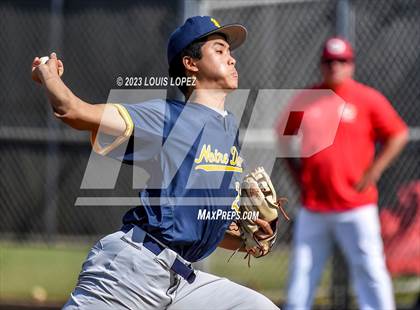 Thumbnail 1 in Notre Dame (SO) @ Corona (CIF SS DIV 1 Quarter Final Playoff) photogallery.