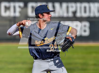 Thumbnail 3 in Notre Dame (SO) @ Corona (CIF SS DIV 1 Quarter Final Playoff) photogallery.
