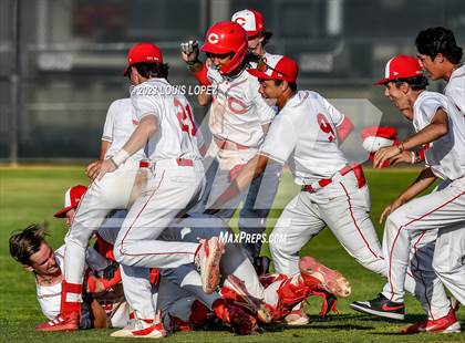 Thumbnail 3 in Notre Dame (SO) @ Corona (CIF SS DIV 1 Quarter Final Playoff) photogallery.
