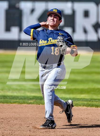 Thumbnail 2 in Notre Dame (SO) @ Corona (CIF SS DIV 1 Quarter Final Playoff) photogallery.