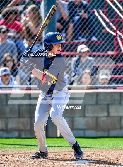 Thumbnail 1 in Notre Dame (SO) @ Corona (CIF SS DIV 1 Quarter Final Playoff) photogallery.