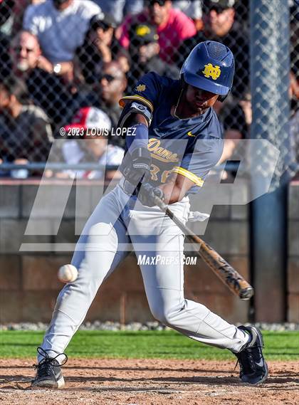 Thumbnail 3 in Notre Dame (SO) @ Corona (CIF SS DIV 1 Quarter Final Playoff) photogallery.