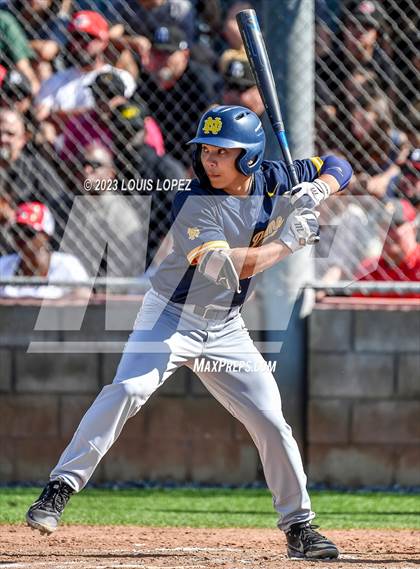 Thumbnail 3 in Notre Dame (SO) @ Corona (CIF SS DIV 1 Quarter Final Playoff) photogallery.