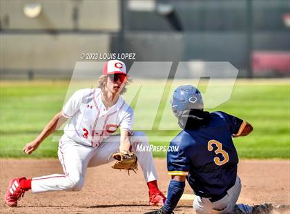 Thumbnail 1 in Notre Dame (SO) @ Corona (CIF SS DIV 1 Quarter Final Playoff) photogallery.