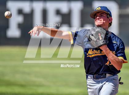 Thumbnail 2 in Notre Dame (SO) @ Corona (CIF SS DIV 1 Quarter Final Playoff) photogallery.