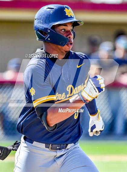 Thumbnail 3 in Notre Dame (SO) @ Corona (CIF SS DIV 1 Quarter Final Playoff) photogallery.
