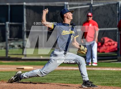 Thumbnail 1 in Notre Dame (SO) @ Corona (CIF SS DIV 1 Quarter Final Playoff) photogallery.