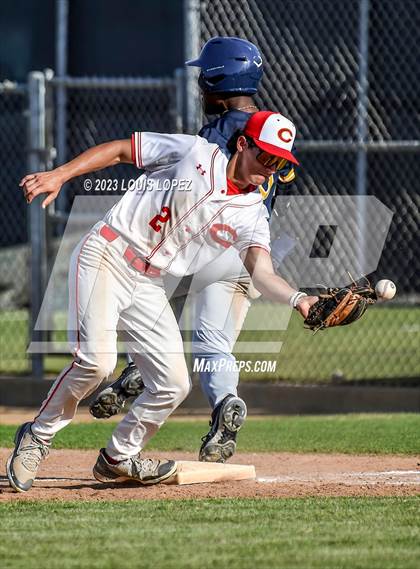 Thumbnail 3 in Notre Dame (SO) @ Corona (CIF SS DIV 1 Quarter Final Playoff) photogallery.