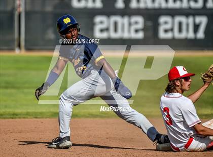 Thumbnail 1 in Notre Dame (SO) @ Corona (CIF SS DIV 1 Quarter Final Playoff) photogallery.