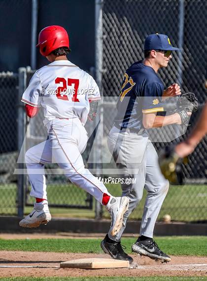 Thumbnail 2 in Notre Dame (SO) @ Corona (CIF SS DIV 1 Quarter Final Playoff) photogallery.