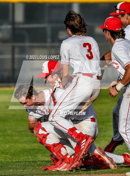 Thumbnail 1 in Notre Dame (SO) @ Corona (CIF SS DIV 1 Quarter Final Playoff) photogallery.