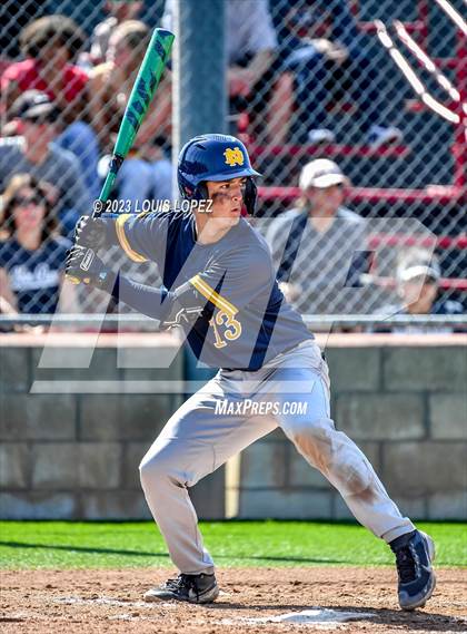 Thumbnail 3 in Notre Dame (SO) @ Corona (CIF SS DIV 1 Quarter Final Playoff) photogallery.