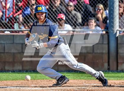 Thumbnail 1 in Notre Dame (SO) @ Corona (CIF SS DIV 1 Quarter Final Playoff) photogallery.