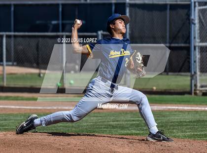 Thumbnail 3 in Notre Dame (SO) @ Corona (CIF SS DIV 1 Quarter Final Playoff) photogallery.