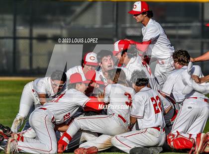 Thumbnail 1 in Notre Dame (SO) @ Corona (CIF SS DIV 1 Quarter Final Playoff) photogallery.