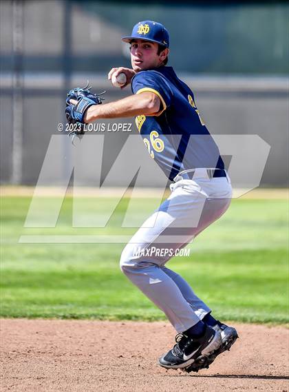 Thumbnail 3 in Notre Dame (SO) @ Corona (CIF SS DIV 1 Quarter Final Playoff) photogallery.