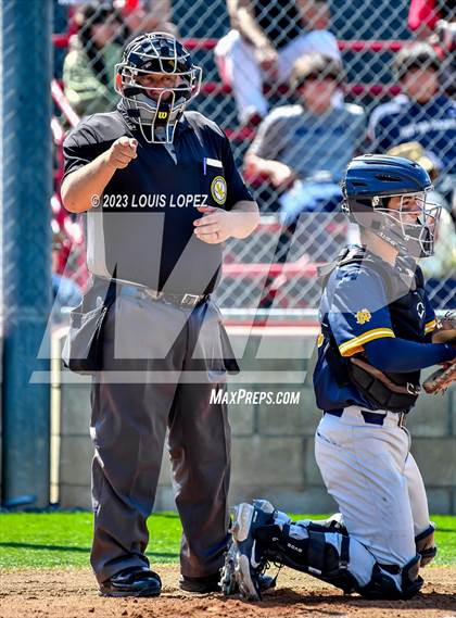 Thumbnail 3 in Notre Dame (SO) @ Corona (CIF SS DIV 1 Quarter Final Playoff) photogallery.