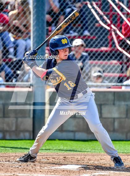Thumbnail 3 in Notre Dame (SO) @ Corona (CIF SS DIV 1 Quarter Final Playoff) photogallery.