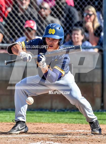 Thumbnail 2 in Notre Dame (SO) @ Corona (CIF SS DIV 1 Quarter Final Playoff) photogallery.