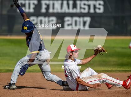 Thumbnail 2 in Notre Dame (SO) @ Corona (CIF SS DIV 1 Quarter Final Playoff) photogallery.