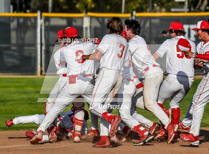 Thumbnail 2 in Notre Dame (SO) @ Corona (CIF SS DIV 1 Quarter Final Playoff) photogallery.
